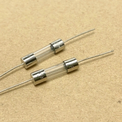 10 cái cầu chì ống thủy tinh 250V 6.3A chân cắm 5x20mm
