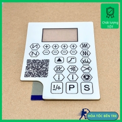 Miếng dán bàn phím màn hình máy may 1 kim QIXING bo đỏ W11
