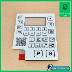 Miếng dán bàn phím màn hình máy may 1 kim QIXING bo đỏ