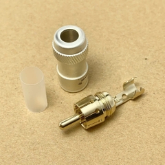 Jack hoa sen đực AV/RCA rắc ghim âm thanh hãng GOLD SNAKE