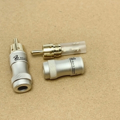 Jack hoa sen đực AV/RCA rắc ghim âm thanh hãng GOLD SNAKE