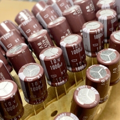 5 cái tụ điện hóa 10V1000uF 10V 1000uF KY hãng Nichicon 10x16mm