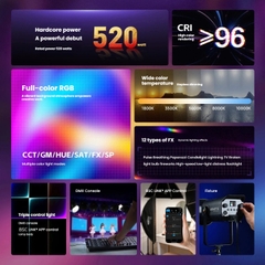 Đèn LED MIAOTU CL-500R RGB 520W Chính Hãng | EMAILY.PRO