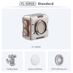 Đèn quay video LED COB RGB TOLIFO PL-40RGB