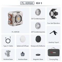 Đèn quay video LED COB RGB TOLIFO PL-40RGB