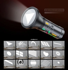 Đèn LED Pin cầm tay RGB -Gobo