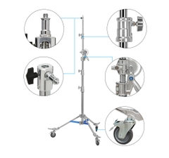 Chân Đèn Light Stand Boom LS-M5 Pro Meking Chính Hãng – Giải Pháp Setup Ánh Sáng Studio Chuyên Nghiệp