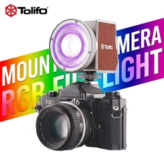 Đèn LED RGB Mini TOLIFO PL-15RGB 15W Tích Hợp Pin Sạc Chính Hãng