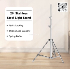 Chân đèn E.PRO E-200S  Thép  Không Gỉ  - Chịu lực Cao