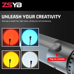 Đèn hiệu ứng cầm tayZSYB  DT-25W Tích hợp pin  7.4V 4600mAh