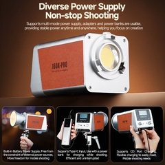 Đèn LED MIAOTU 150W – Pin 20000mAh, CRI ≥97, nhiệt độ màu 2700-6500K