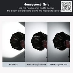 Softbox bát giác mini Bowens 30CM /60CM/80CM TOLIFO