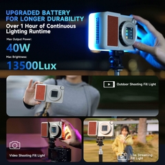 Đèn Chiếu Sáng Camera MIAOTU P40C-MAX – Công Suất 40W, Full RGB