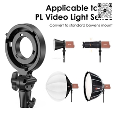 Bộ gá chuyển đổi phụ kiện TOLIFO Ngàm Mini S → Ngàm Bowens