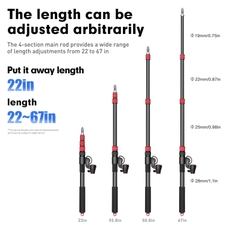 Tay Boom Đa Năng QZSD MT-H1 Chính Hãng - Hỗ Trợ Quay Chụp Top-Down Chuyên Nghiệp