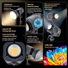 Đèn LED COB E.PRO 300X -300W – Ánh Sáng Studio Chuyên Nghiệp, Chuẩn Màu CRI > 96