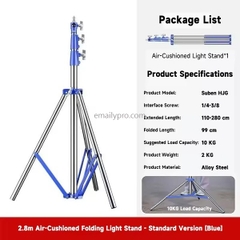 Chân Đèn Studio E.PRO 280AIR Trợ Lực Hơi Chuyên Nghiệp