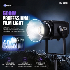 Đèn Studio LED MIAOTU CL-600B (2700K-6500K) – Chính Hãng, Giá Tốt