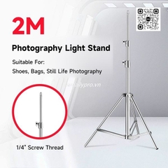 Chân đèn E.PRO E-200S  Thép  Không Gỉ  - Chịu lực Cao