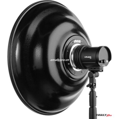 Beauty Dish Mola EM 60cm – Bạc & Trắng