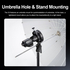 Godox S3 Ngàm chuyển Bowen Godox S3 cho V860 V1 V100 AD200 AD300