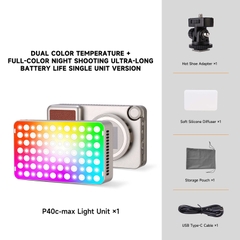 Đèn Chiếu Sáng Camera MIAOTU P40C-MAX – Công Suất 40W, Full RGB