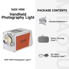 Đèn LED MIAOTU 160W – Pin 20000mAh, CRI ≥97, nhiệt độ màu 2700-6500K