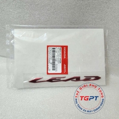 Biểu tượng LEAD *TYPE1*, tem sườn, tem chữ nổi Lead 2017 - 2023 trắng, đỏ /86831-K12-V00ZB/86831-K12-V40ZA