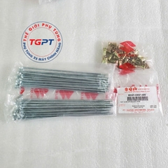 Bộ căm trước sau xe Suzuki thắng đĩa /55320-46100-000/65320-03021-000