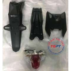 Bộ đuôi biển số Satria Fi + đèn hậu úp cho Raider Fi /63112-12K00-291 /63411-12K00-000 /63113-12K00-291  /35710-12K00-000