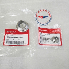 Cặp nút lốc đề, nắp thăm điện xe Dream Thái /90087-KGH-900/ 90084-428-000