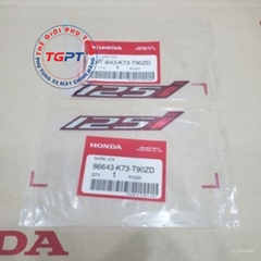 Cặp Tem Chữ 125i cho xe Wave 125i, Fu Led /86643-K73-T90ZD/86643-K73-T60ZD/86643-K73-T60ZC