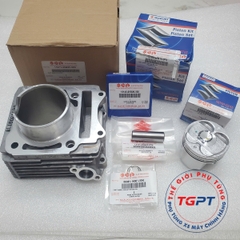 Nòng piston bạc Raider xăng cơ, Satria Fu 150 /11211-25G50-0F0/12100-25G10-0F0