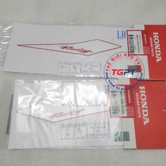 Tem tai thỏ xe Sonic trắng đỏ Racing / 86611-K56-NG0ZA/ 86612-K56-NG0ZA