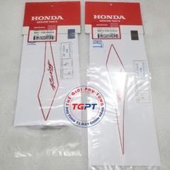 Tem tai thỏ xe Sonic trắng đỏ Racing / 86611-K56-NG0ZA/ 86612-K56-NG0ZA