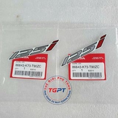 Tem chữ 125I xe Wave 125i trắng /86643-K73-T90ZC