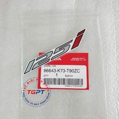 Tem chữ 125I xe Wave 125i trắng /86643-K73-T90ZC