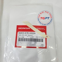 Tem chữ 150i Sh 150i  /86833-K78-V00ZA