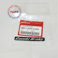 Tem chữ combi brake dán dè trước xe Vario Click, Air Blade Thái /86611-KZR-A10ZA