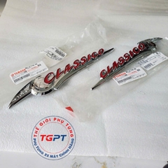 Tem chữ nổi Classico xi đỏ /4D1-F173D-00/4D1-F174D-00