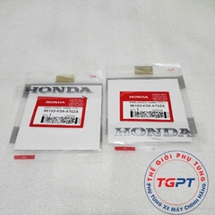 Tem chữ nổi Honda trắng dán cánh yếm Vario /86103-K59-A70ZA