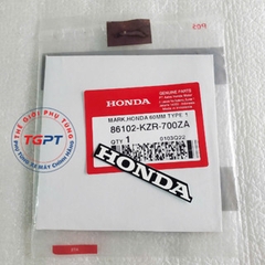 Tem logo Honda 60mm dán ốp đầu xe Sonic, xe Vario /86102-KZR-700ZA