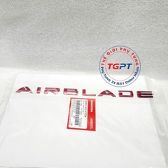 Tem ốp sườn, Tem chữ nổi xe Air Blade 2022+ đỏ /86835-K2Z-V70ZA