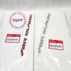 Tem chữ nổi xe Air Blade, Tem ốp sườn xe AB 2016-2019 /86835-K66-V00ZA/86835-K66-V90ZA