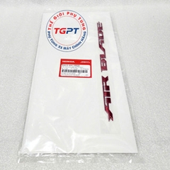 Tem chữ nổi xe Air Blade, Tem ốp sườn xe AB 2016-2019 /86835-K66-V00ZA/86835-K66-V90ZA