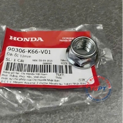 Đai ốc 12mm, tán cốt bánh Honda dùng nhiều loại xe - 90306-K66-V01