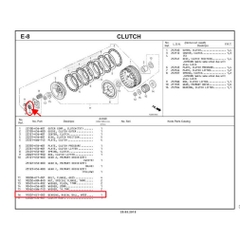 Vòng bi 6903, Bạc đạn đế nồi Sonic 150, Winner 150, CBR, GTR 150 /91007-KE1-003