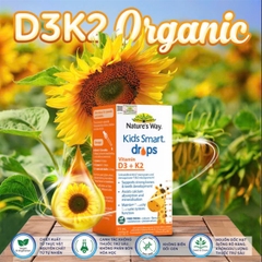Nature's way Kids Smart Drops Vitamin D3 +K2 11ml (0M+) - 12T