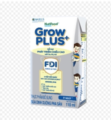 Thùng 24 hộp sữa pha sẵn Nutifood Grow Plus+ Height Boosting 110ml (bạc)