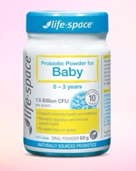 Men vi sinh Life Space Probiotic Power for Baby 60g (0-3Y) (N)